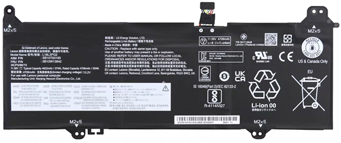 Datorbatteri Ersättning för LENOVO L18L3PG2 Datorbatteri Ersättning för LENOVO L18L3PG2