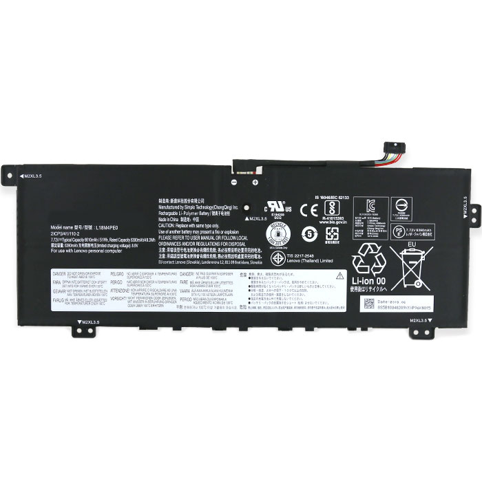 Datorbatteri Ersättning för LENOVO YogaC740-14IML-81TC002RGE Datorbatteri Ersättning för LENOVO YogaC740-14IML-81TC002RGE