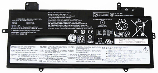 Datorbatteri Ersättning för LENOVO ThinkPad-X1-Yoga-X1C-G6-Section-2021 Datorbatteri Ersättning för LENOVO ThinkPad-X1-Yoga-X1C-G6-Section-2021