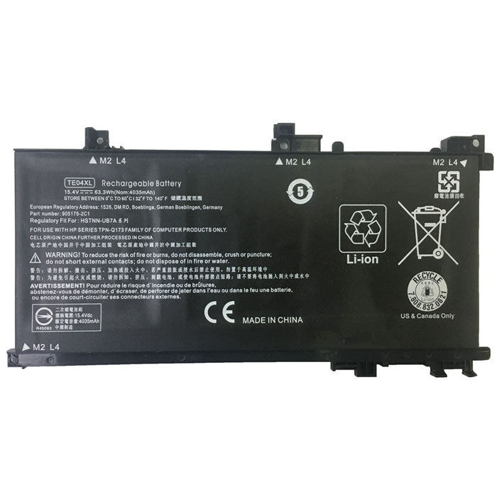 Datorbatteri Ersättning för  hp 905175-2C1