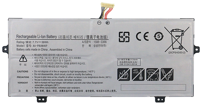 Datorbatteri Ersättning för SAMSUNG NP940X3L-K02 Datorbatteri Ersättning för SAMSUNG NP940X3L-K02
