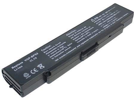 Datorbatteri Ersättning för  sony VAIO VGN-S91PSY4