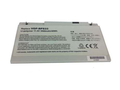 OEM Batteri Ersättning för SONY VGP-BPS33