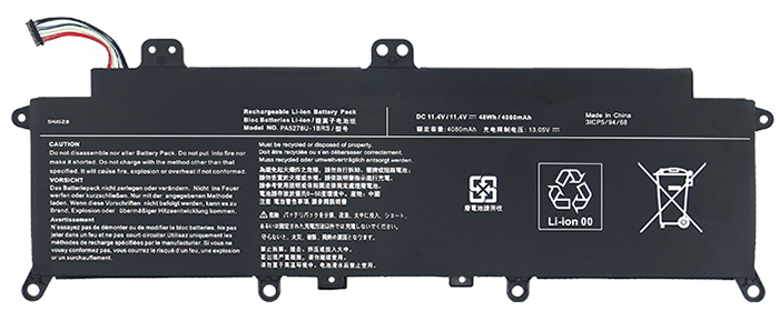 Datorbatteri Ersättning för  TOSHIBA Tecra-X40-D-11F