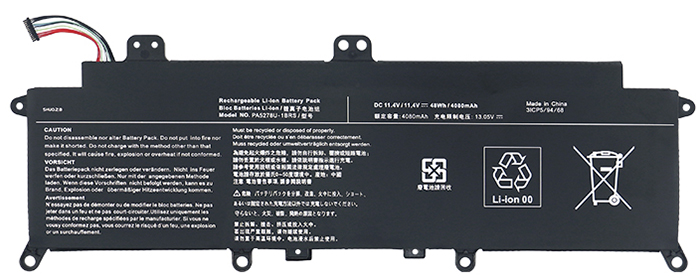 Datorbatteri Ersättning för  toshiba PA5278U-1BRS